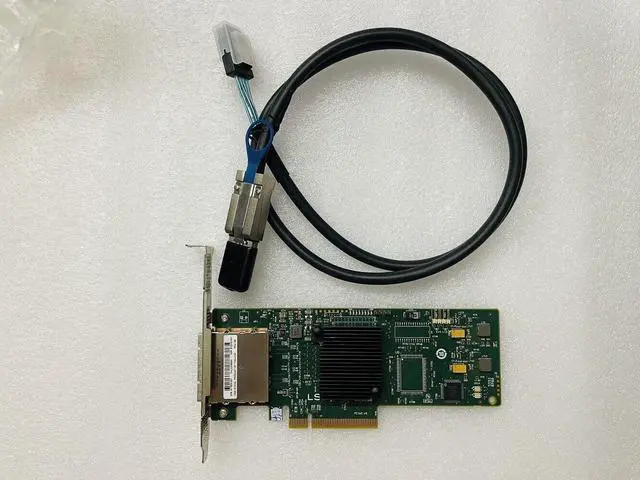 Main image of LSI 9200-8E Controller Card PCIe 6GB 2 Ports IT Mode w/ 8088 to 8087 cable