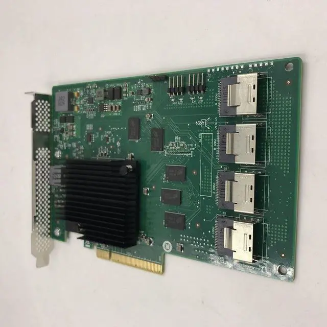 Alt view image 5 of 5 - LSI00244 9201-16i PCI-Express 2.0 x8 SATA / SAS Host Bus Adapter Card
