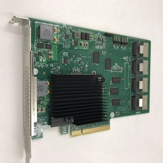 Alt view image 4 of 5 - LSI00244 9201-16i PCI-Express 2.0 x8 SATA / SAS Host Bus Adapter Card