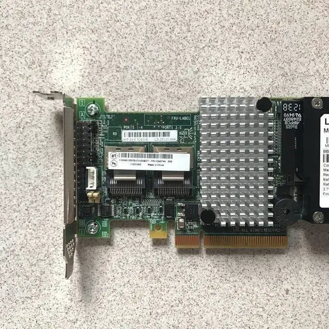 Alt view image 4 of 5 - LSI MegaRAID SAS 9260-8i SATA SAS Contoller Card w/ LSIIBBU08 BBU