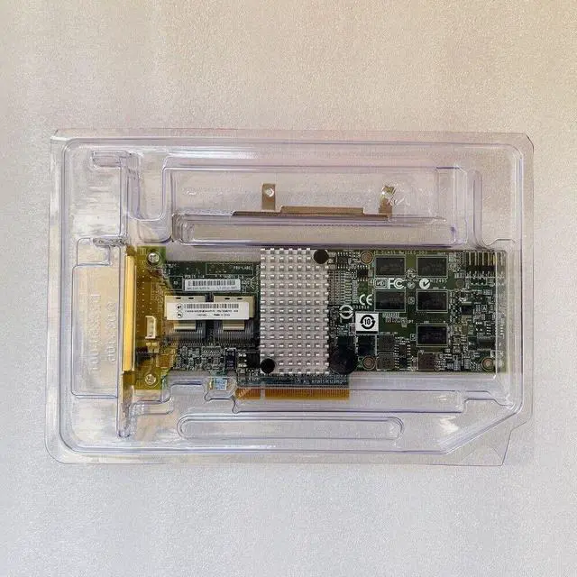 Alt view image 3 of 6 - LSI LSI00202 Megaraid SAS 9260-8i RAID controller+SFF-8087 to (4) SATA cables