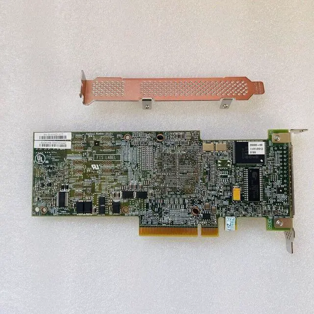 Alt view image 6 of 6 - LSI LSI00202 Megaraid SAS 9260-8i RAID controller+SFF-8087 to (4) SATA cables