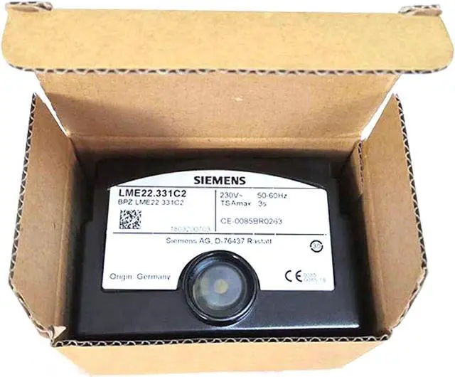 Alt view image 4 of 5 - New In Box SIEMENS LME22.331C2 Control Box Combustion Program for Burner Control