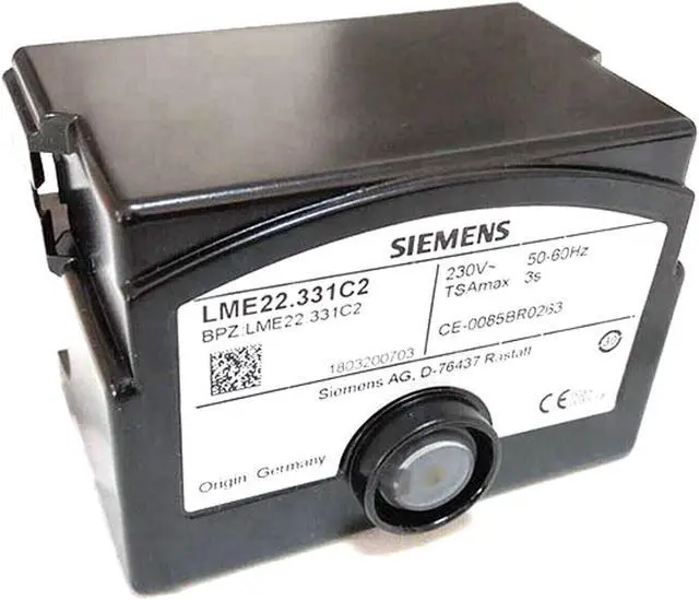 Alt view image 5 of 5 - New In Box SIEMENS LME22.331C2 Control Box Combustion Program for Burner Control