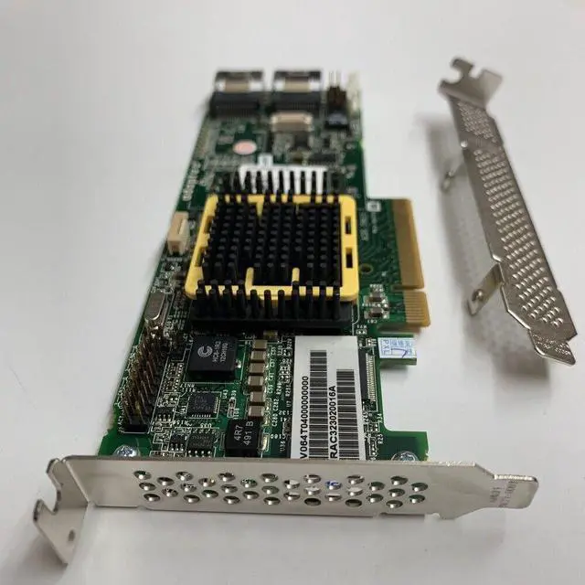 Alt view image 6 of 6 - ADAPTEC ASR-5805 512MB 8 Port PCIe SAS/SATA RAID Controller+2PCS SATA 8087 cable
