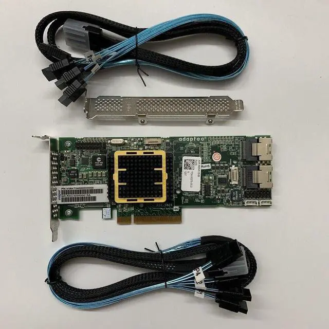 Main image of ADAPTEC ASR-5805 512MB 8 Port PCIe SAS/SATA RAID Controller+2PCS SATA 8087 cable