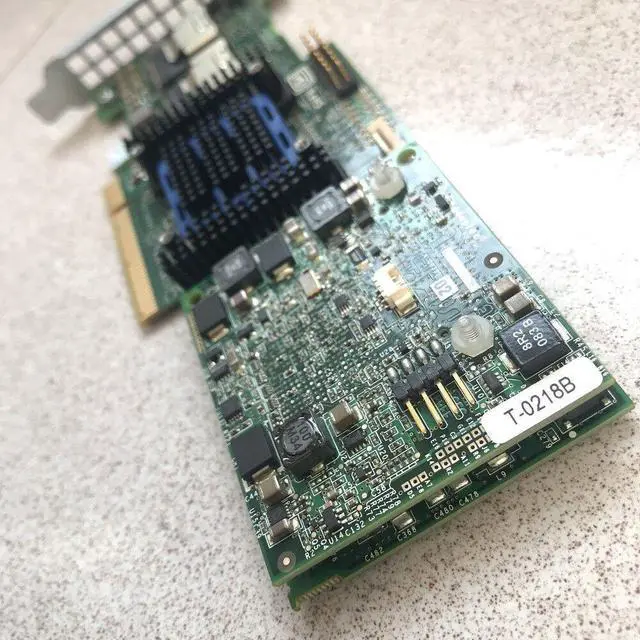 Alt view image 5 of 6 - Adaptec Raid Controller ASR-6805T 8 Ports PCIE2 x8 512MB + AFM-600CC 2PCS 8087