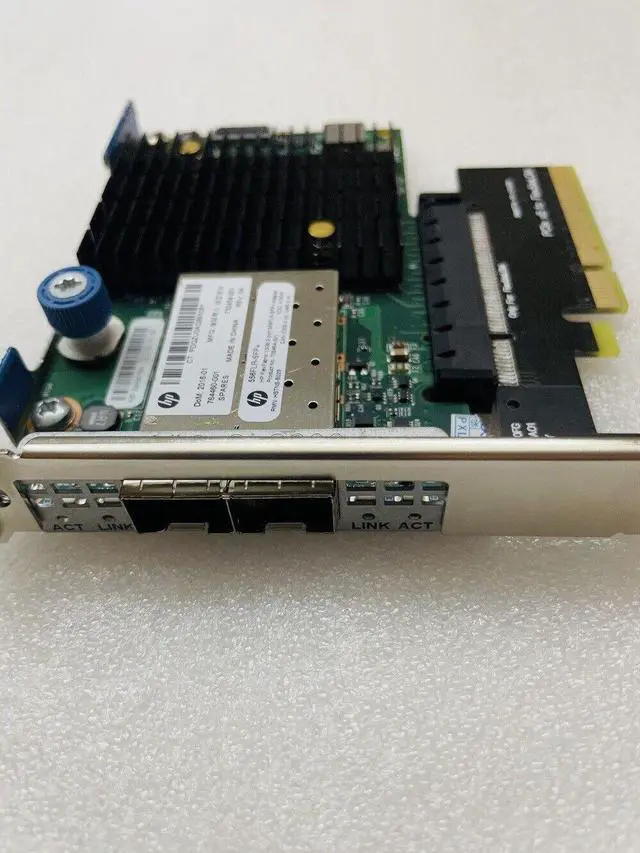 Alt view image 3 of 4 - New 794525-B21 HPE FLEXFBRC 10Gb 2-port 556FLR-T 815667-001 & PCIe X8 Riser card