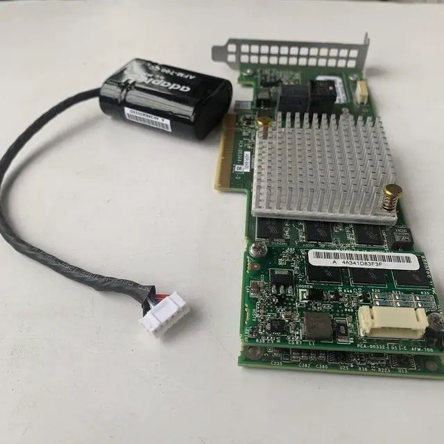 Alt view image 4 of 6 - Adaptec ASR-8405 4-port 12G Controlle Card +FAM-700 Flash Module SuperCap Kit