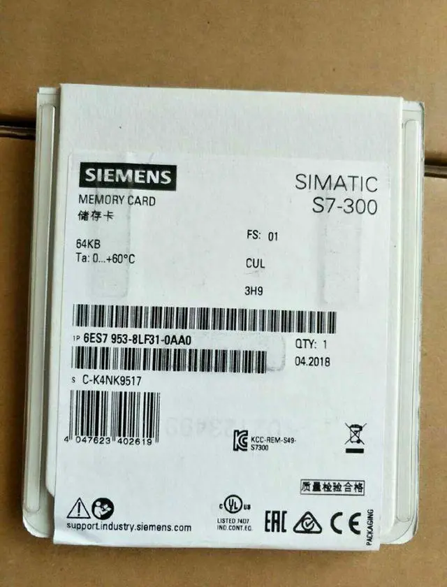 Alt view image 3 of 3 - 1PCS NEW Siemens 6ES7953-8LF31-0AA0 Memory Card 6ES7 953-8LF31-0AA0