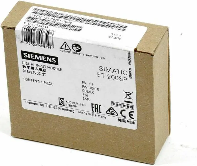 Main image of 1PCS Brand new and unopened SIEMENS 6ES7 131-6BF01-0BA0 6ES7131-6BF01-0BA0