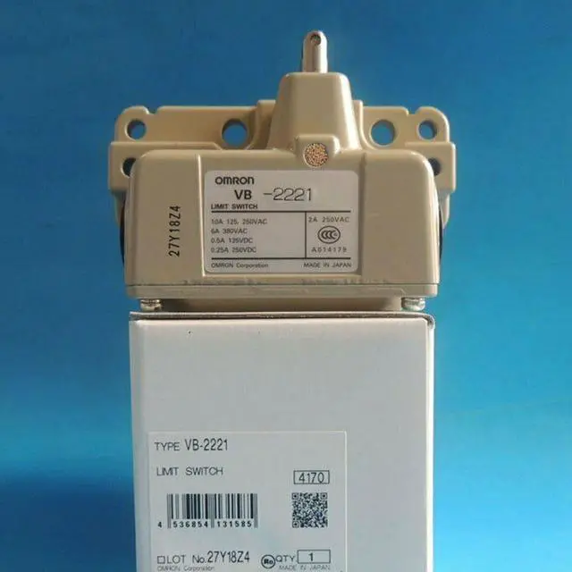 Main image of Omron Industrial Limit Switch VB-2221 VB2221 New in Box NIB Free Ship