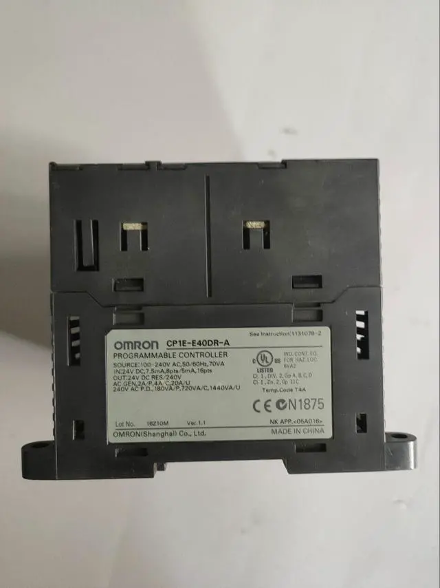 Alt view image 2 of 2 - 1PCS ONE Omron Programmable Controller Module CP1E-E40DR-A New IN BOX