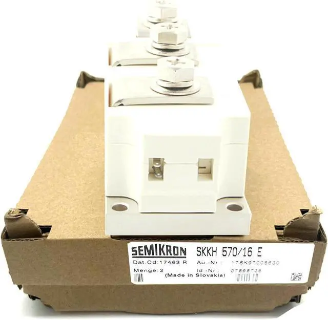 Alt view image 5 of 5 - New In Box SEMIKRON SKKH570/16E SKKH570-16E Thyristor / Diode Module