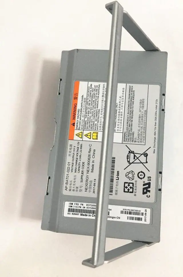 Alt view image 2 of 3 - 85Y5898 85Y6046 For IBM 2076-124 112 312 324 Backup Battery V7000