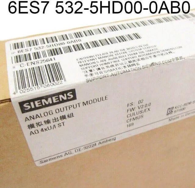 Alt view image 4 of 6 - NEW SIEMENS 6ES7 532-5HD00-0AB0 6ES7532-5HD00-0AB0 S7-1500 Analog Output Module