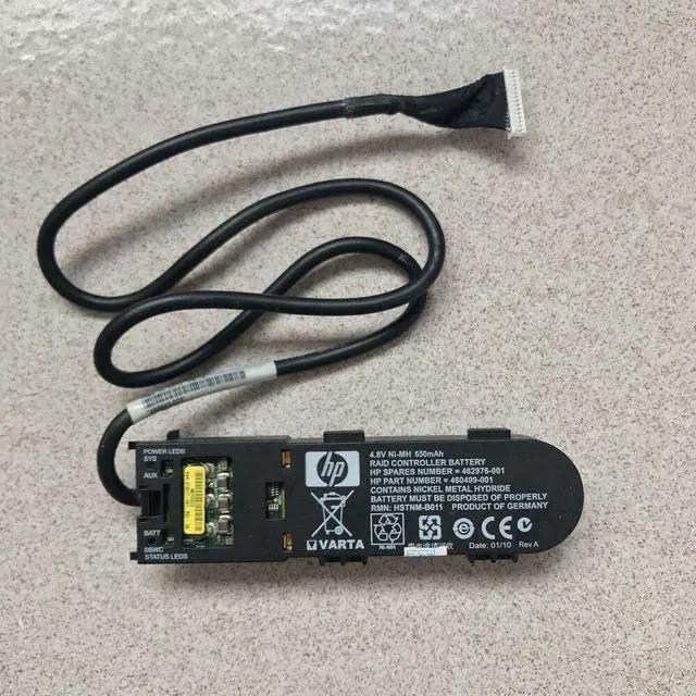 Main image of 462969-B21 462976-001 460499-001 HP 650 MAH P SERIES BATTERY