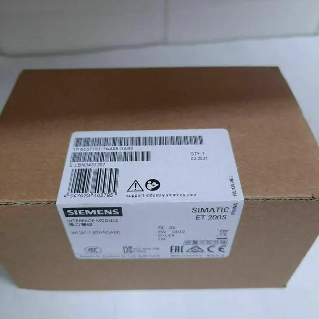 Alt view image 2 of 6 - 1PC New Siemens 6ES7151-1AA06-0AB0 6ES7 151-1AA06-0AB0 ET200S Interface IM151-1