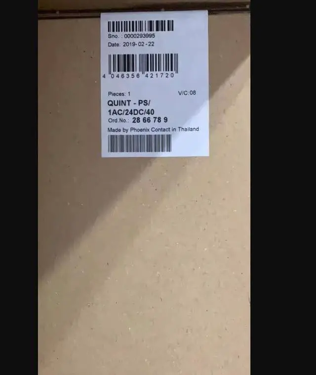 Main image of PHOENIX CONTACT 2866789 Power Supply Unit - QUINT-PS/1AC/24DC/40 New in Box