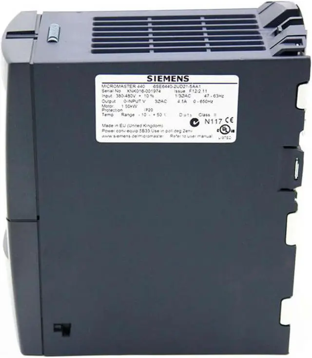 Alt view image 5 of 5 - New In Box Siemens 6SE6440-2UD21-5AA1 380V 1.5KW Inverter Drive