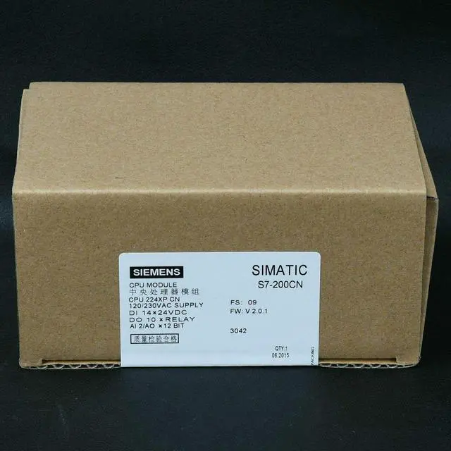 Alt view image 3 of 5 - ONE SIEMENS 6ES7 214-2BD23-0XB8 = 6ES7 214-2BD23-0XB0 ONE PLC MODULE NEW IN BOX