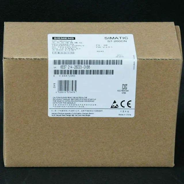 Alt view image 5 of 5 - ONE SIEMENS 6ES7 214-2BD23-0XB8 = 6ES7 214-2BD23-0XB0 ONE PLC MODULE NEW IN BOX