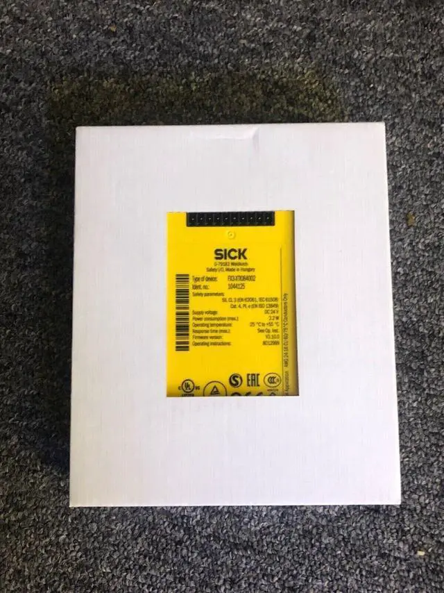 Alt view image 2 of 2 - SICK Safety Relay FX3-XTIO84002 1044125 V3.00.0 New In Box