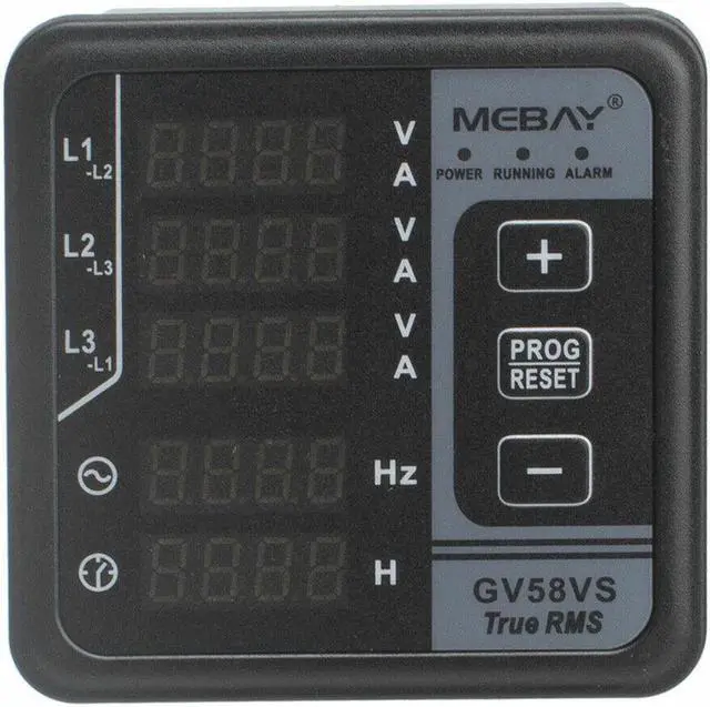 Alt view image 2 of 7 - GV58VS Digital Multi-functional Meter Current&Voltage Test For 3-phase Generator