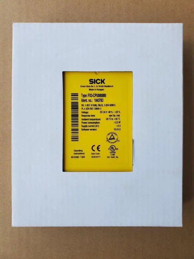 Main image of Sick FX3-CPU000000 1043783 Software Ver 3.0 V3 New in Box