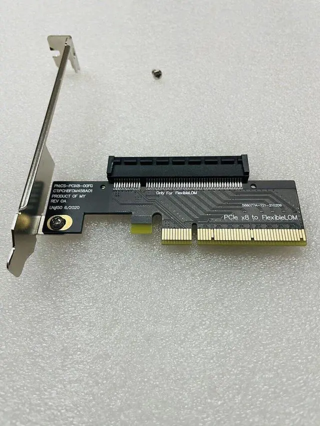 Alt view image 3 of 4 - PCIe X8 Riser card for HP FlexibleLOM 2Port GbE 331FLR 366FLR 544FLR 561FLR