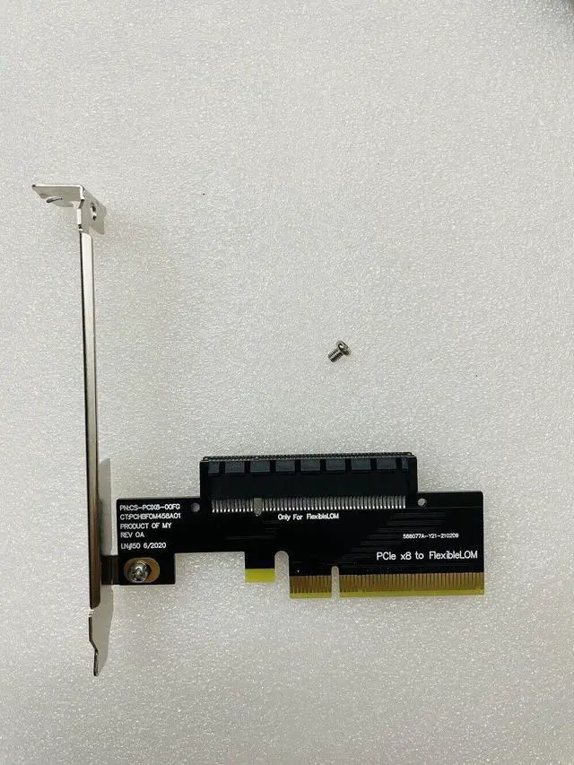 Alt view image 4 of 4 - PCIe X8 Riser card for HP FlexibleLOM 2Port GbE 331FLR 366FLR 544FLR 561FLR