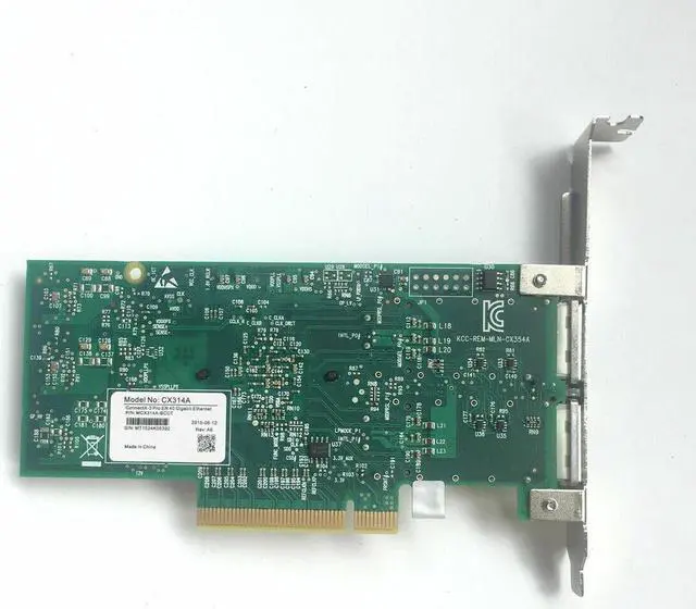 Alt view image 3 of 6 - MCX314A-BCCT Mellanox CX314A ConnectX-3 Pro 40GbE Dual-Port Ethernet QSFP NIC