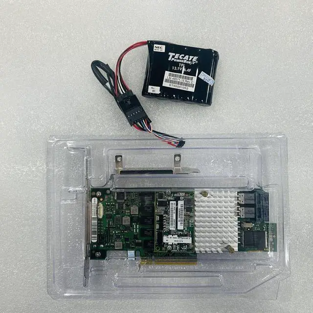 Alt view image 2 of 6 - Fujitsu D3216-B13 SAS 2GB Cache 12GB Controller Card 8643 cable W/ Battery