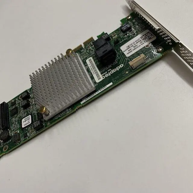 Alt view image 4 of 4 - Adaptec ASR-8405 4-port SATA / SAS RAID Controller 12G PCIe x8 3.0 1GB