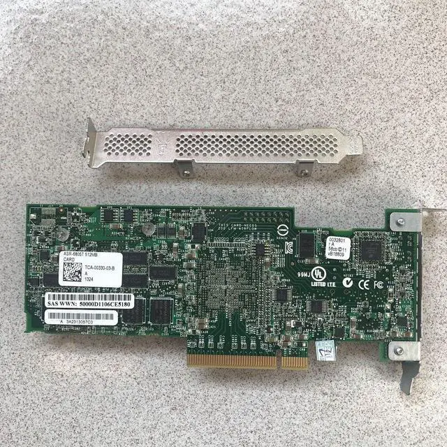 Alt view image 2 of 4 - adaptec controller raid 6805t 8 ports PCIE 2 x8 512 Cache ddr2 ASR-6805T