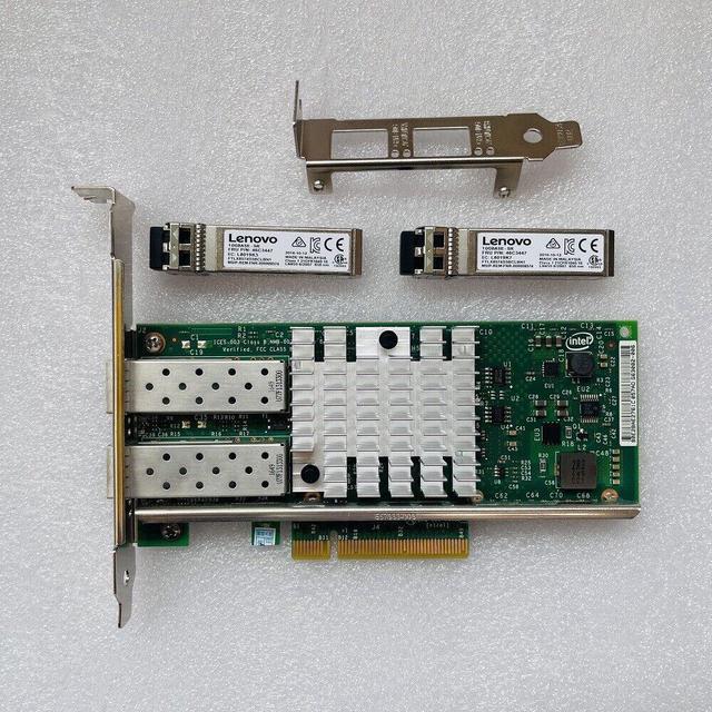 IBM INTEL X520-DA2 DUAL PORT 10GbE SFP+ ADAPTER 49Y7961 49Y7962 +