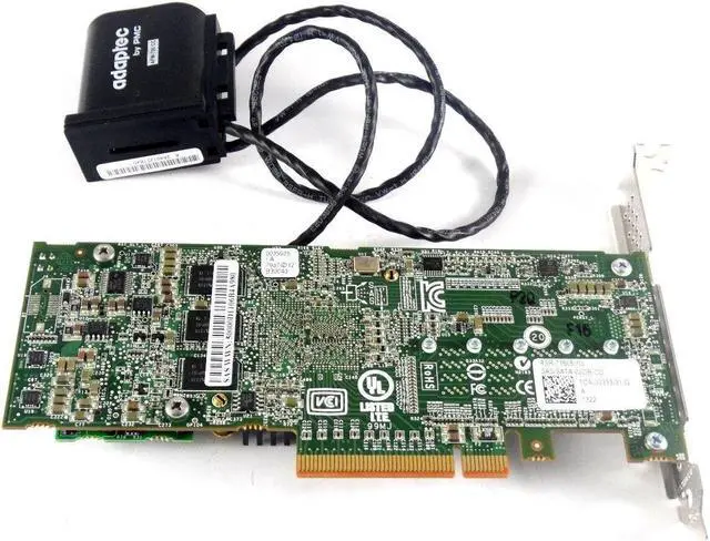 Alt view image 2 of 5 - ASR-71605 ADAPTEC 2274400-R SAS SATA 6GBPS 1GB PCI-E RAID CONTROLLER W/ BATTERY