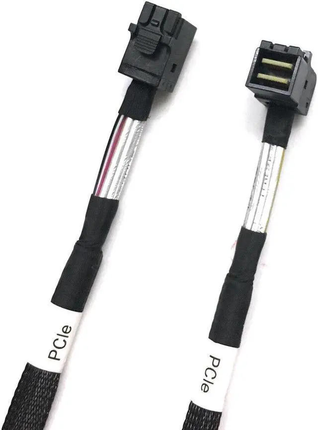 Main image of Amphenol Mini-SAS 04051020 SFF-8643 90°Elbow to SFF-8643 Cables SAS 12Gbs 72cm