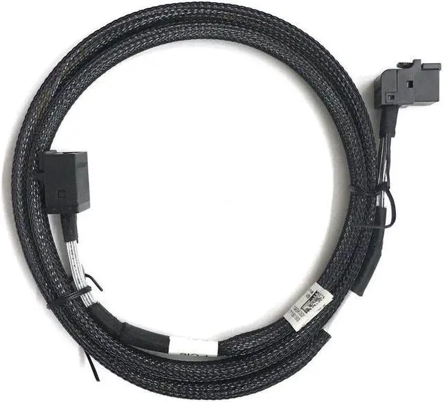 Alt view image 2 of 6 - Amphenol Mini-SAS 04051020 SFF-8643 90°Elbow to SFF-8643 Cables SAS 12Gbs 72cm