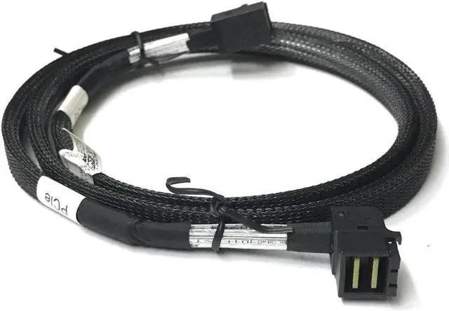 Alt view image 4 of 6 - Amphenol Mini-SAS 04051020 SFF-8643 90°Elbow to SFF-8643 Cables SAS 12Gbs 72cm