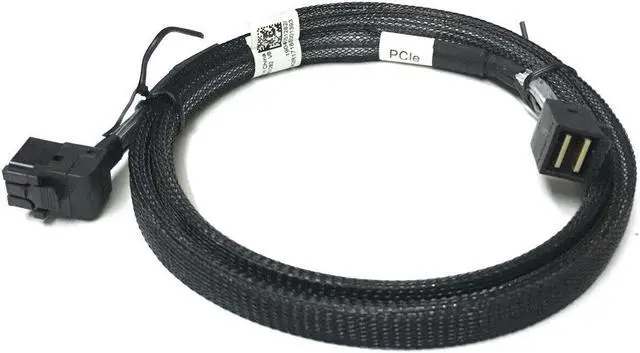 Alt view image 3 of 6 - Amphenol Mini-SAS 04051020 SFF-8643 90°Elbow to SFF-8643 Cables SAS 12Gbs 72cm