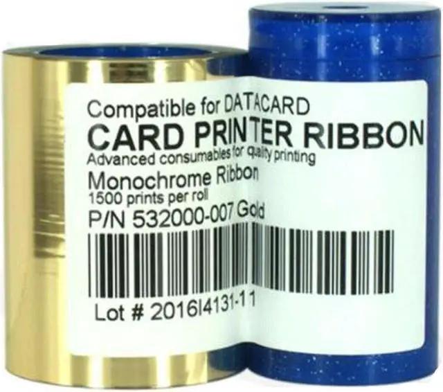 Main image of for Datacard Gold Ribbon 532000-007 Printers -1500 Prints