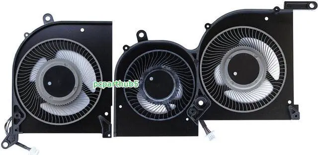 Alt view image 2 of 2 - New CPU + GPU Cooling Fan For MSI WS66 GS66 Stealth 10SD 10SGS 10SF 10SE MS-16V1