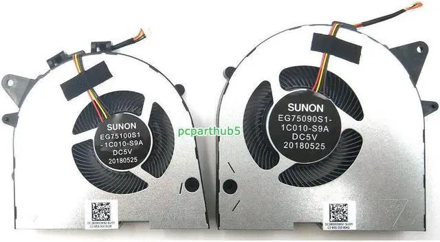 Alt view image 4 of 4 - New CPU & GPU Cooling Fan For Lenovo Legion Y7000P Y530P (2018) Laptop L & R