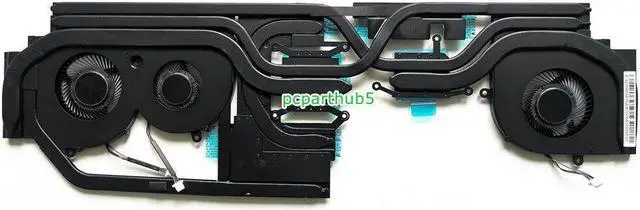 Alt view image 3 of 3 - New MSI MS-17G1 MS-17G2 GS75 Stealth P75 CPU & GPU Cooling Fan With Heatsink