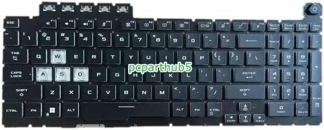 Alt view image 2 of 3 - New For Asus TUF Gaming FX506 FX506II FA506 FX706 FA706 US Keyboard With Backlit