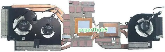 Alt view image 2 of 3 - New MSI GS66 Stealth 10SD 10SE 10SF 10SGS MS-16V1 CPU & GPU Cooling Fan Heatsink