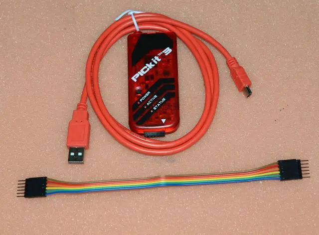 Main image of NEW PIC kit3 Microchip Development Programmer w / USB cable, wire PIC