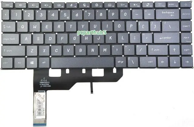 Alt view image 2 of 3 - New MSI Prestige 15 A10SC MS-16S3 Laptop Keyboard US Black With Backlit