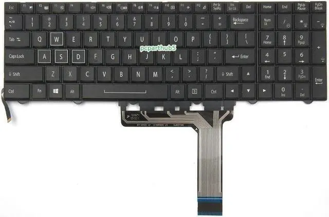 Main image of New Sager NP9172 NP9173 NP9175 NP9176 NP9752 NP9753 Laptop Keyboard US Backlit